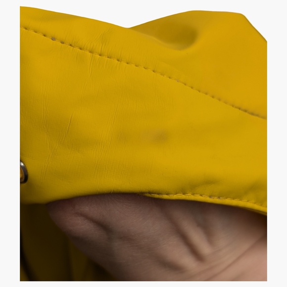 Helly Hansen Kirkwall Yellow Waterproof Hooded Rain Coat | Women’s Large - Picture 13 of 16